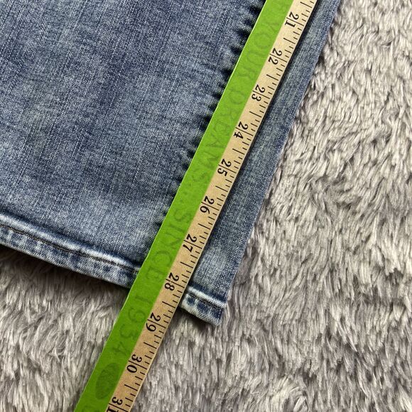 American Eagle Jeans Mens 30x30 Blue Extreme Flex 4 Distressed Original Straight - Picture 7 of 13